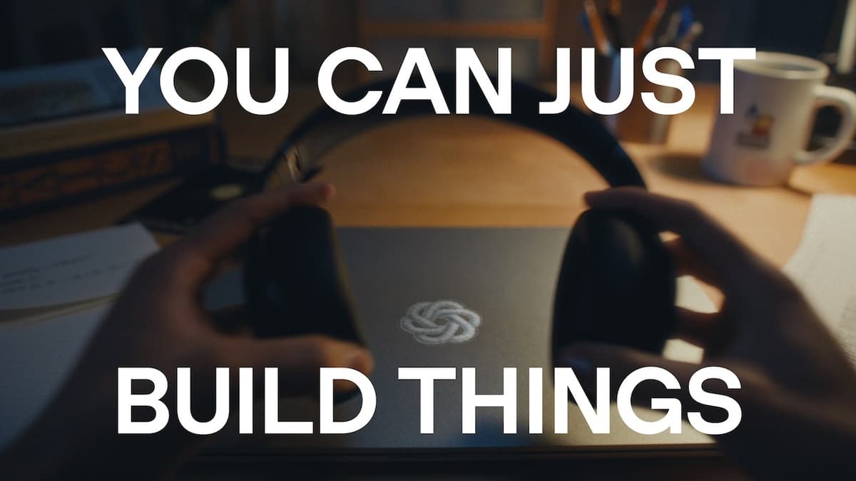 OpenAI Super Bowl 2026 | Codex | You Can Just Build Things