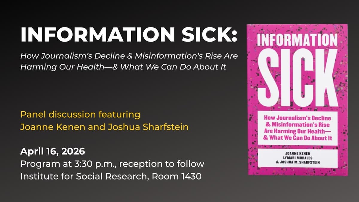 Information Sick: How Journalism’s Decline and Misinformation’s Rise Are Harming Our Health