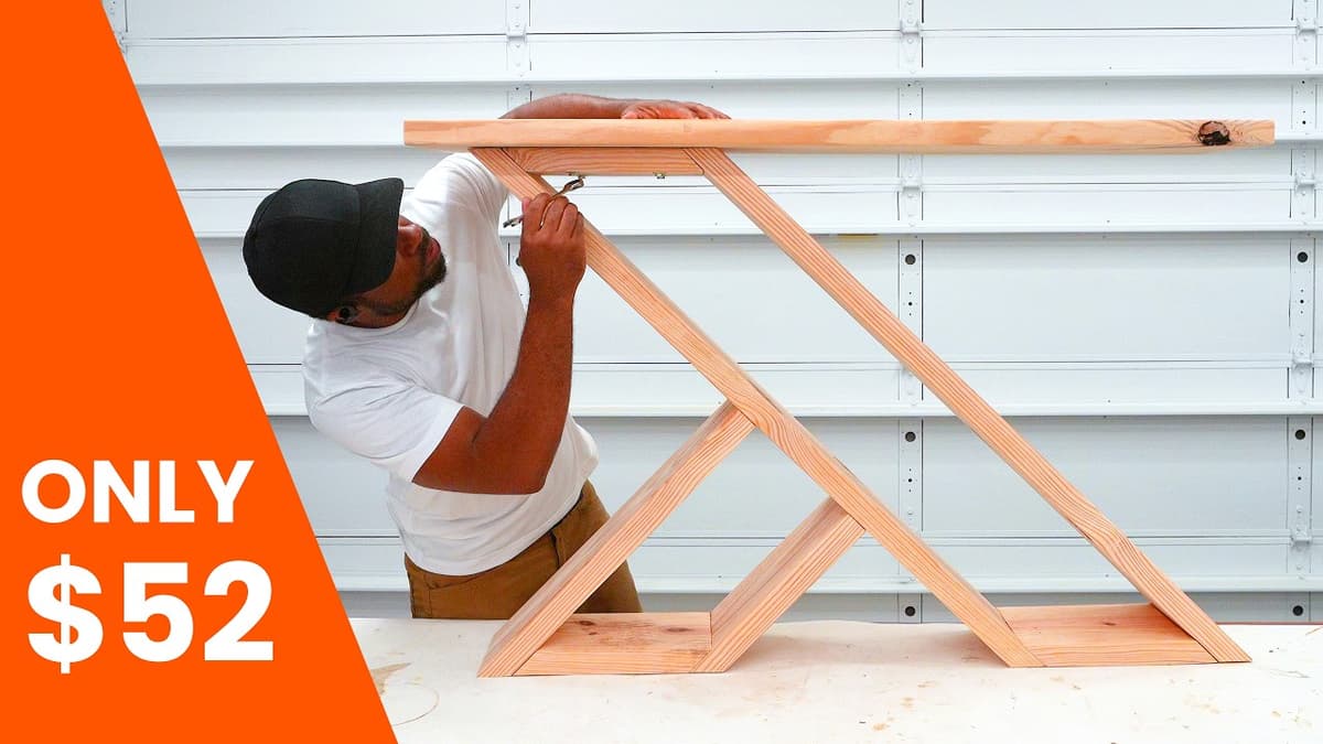 If You Can't Find It, Build It // DIY Entryway Console Table