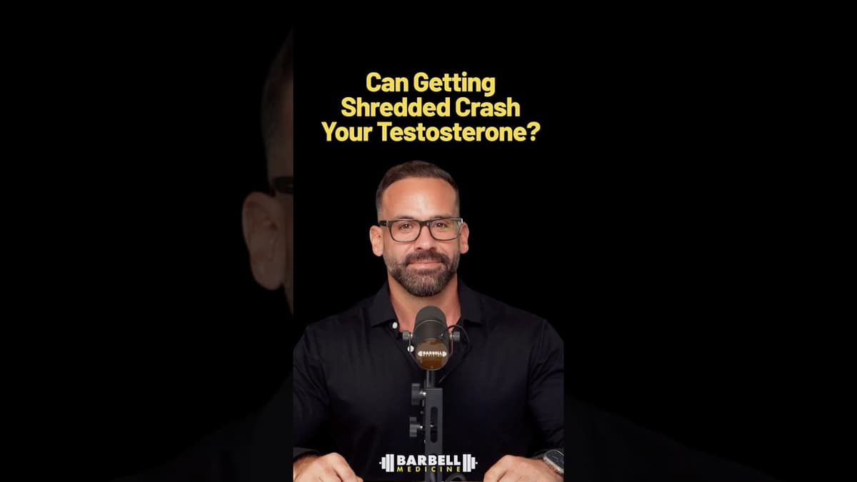 Why Getting Shredded Crashes Your Testosterone