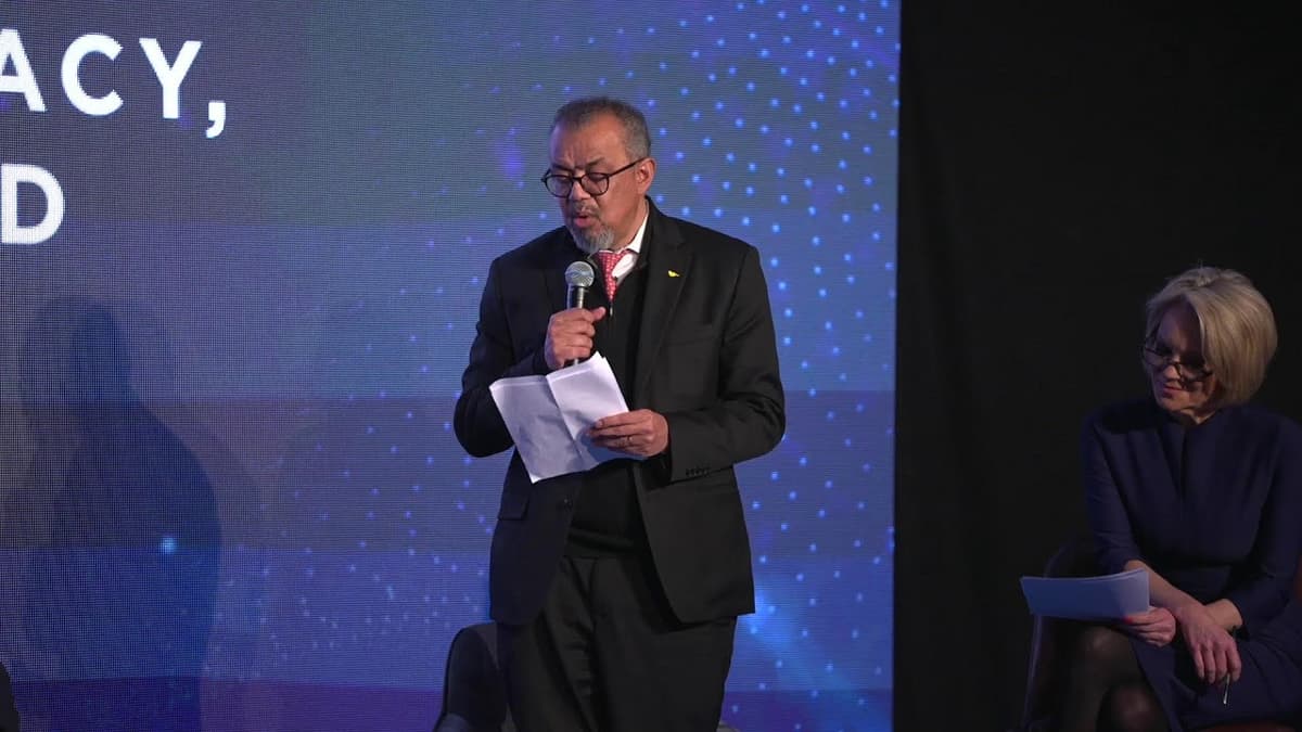 LIVE | Dr Tedros at the World Forum