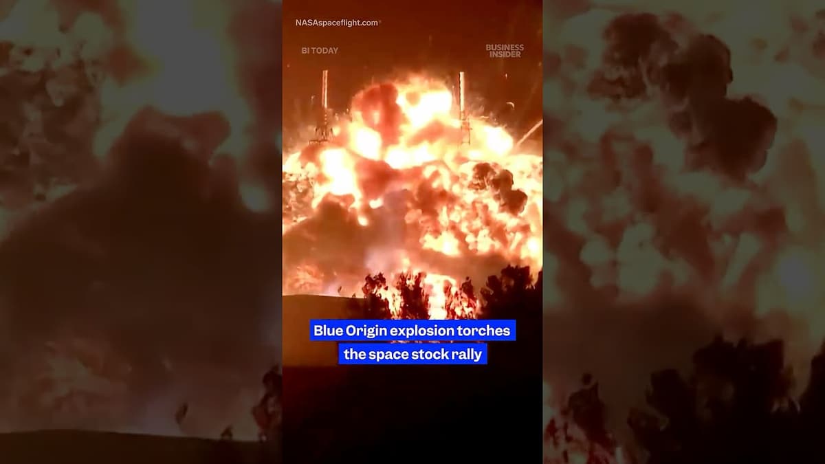 #BlueOrigin Rocket Explosion Causes Space #stocks to Plunge. #JeffBezos #SpaceX