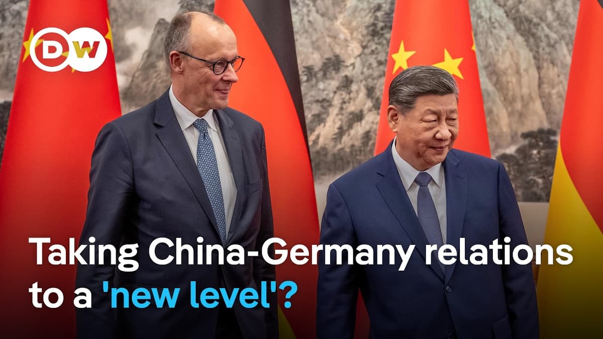 What Does Germany's Friedrich Merz Want From China During His Trip? | DW News