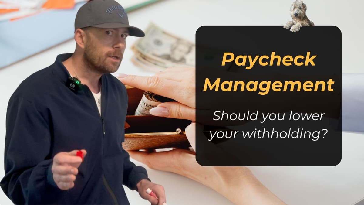 Is Decreasing Your Paycheck Withholding a Good Idea?