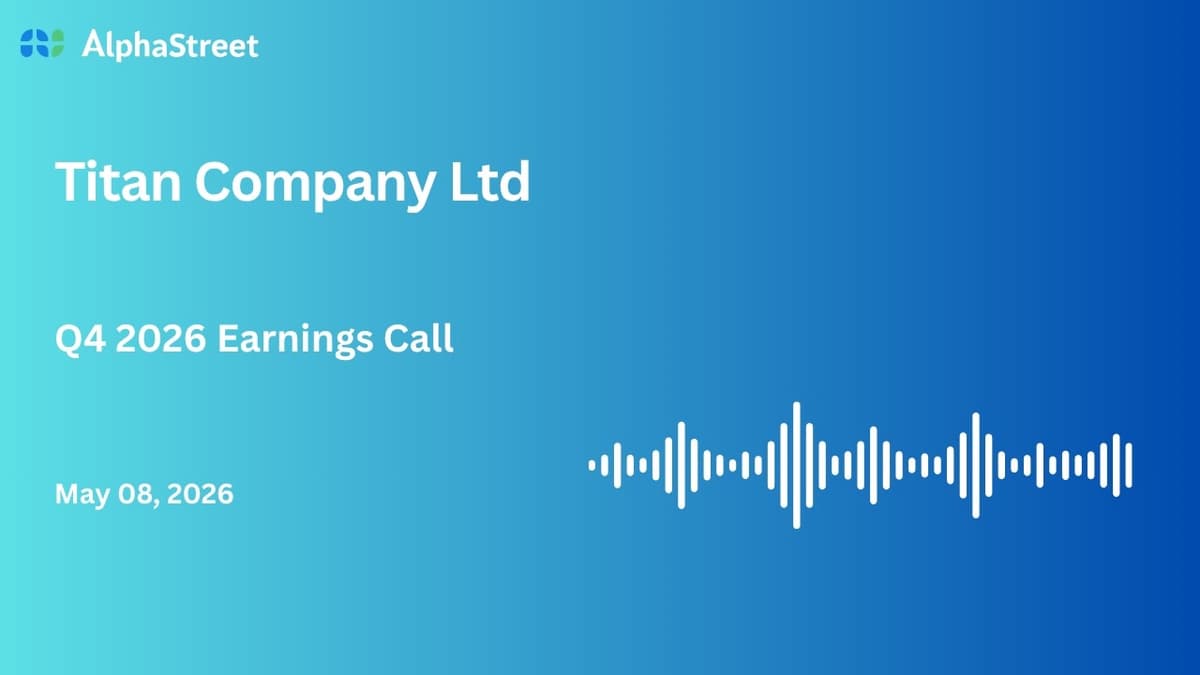 Titan Company Ltd Q4 FY2025-26 Earnings Conference Call