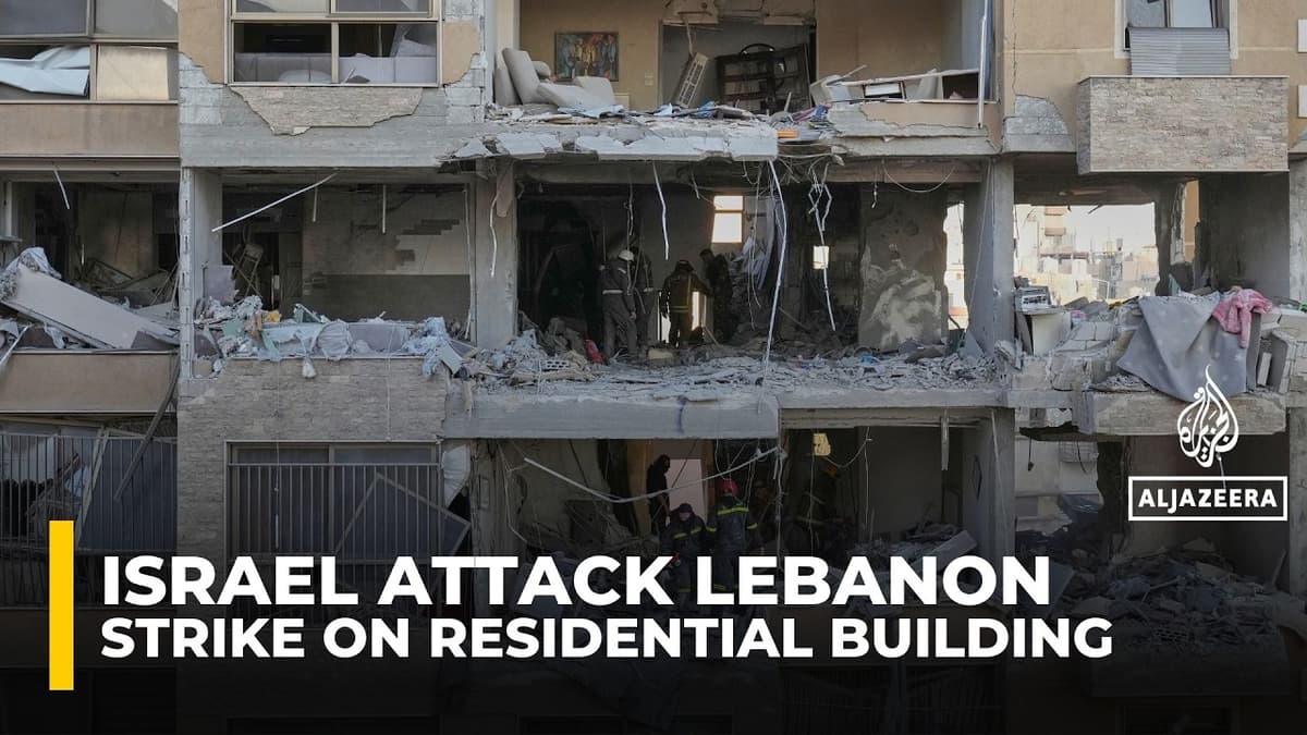 Latest Israeli Strike Hit Residential Building in Densely Populated Area of Central Beirut