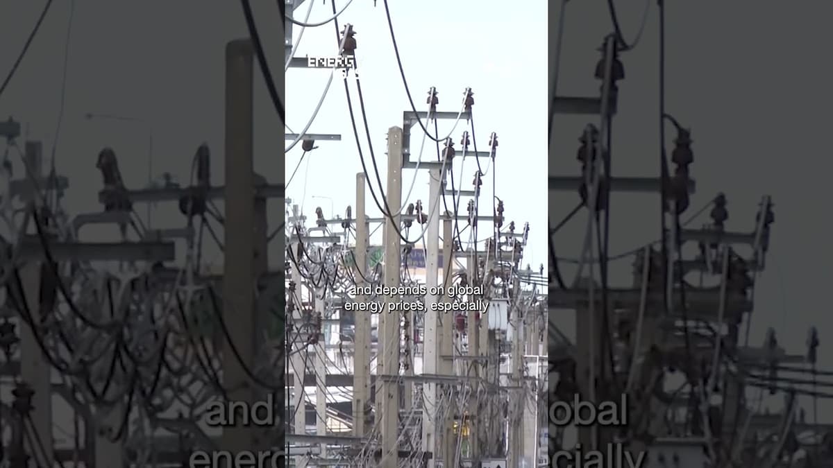 What Really Drives Electricity Prices in Thailand?  #energycrisis  #ThailandNews #ThaiPBSWorld