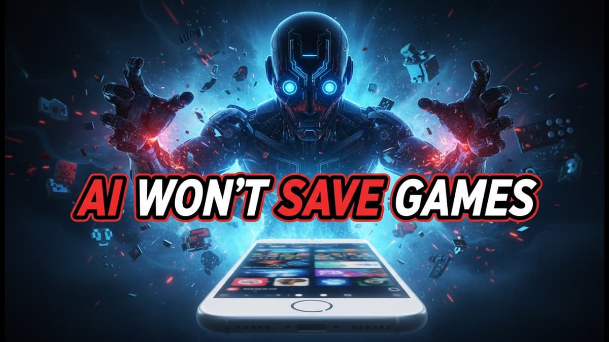 Why AI Won't Save AAA Gaming?