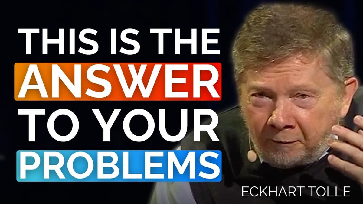 Everyone Suffers. This Is How You Can Fix It | Eckhart Tolle