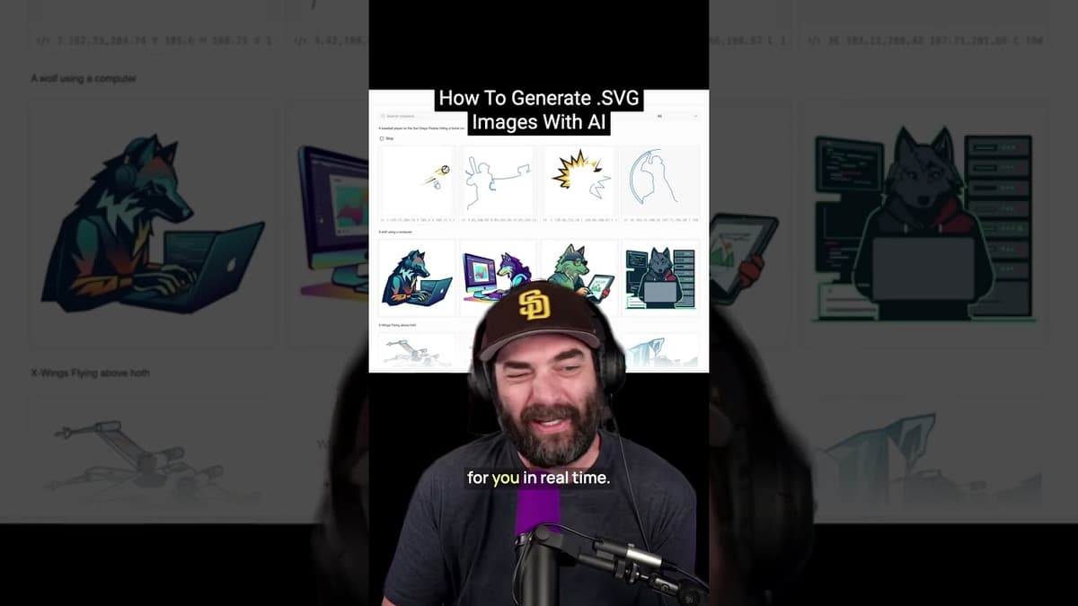 How To Generate .SVG Images With AI