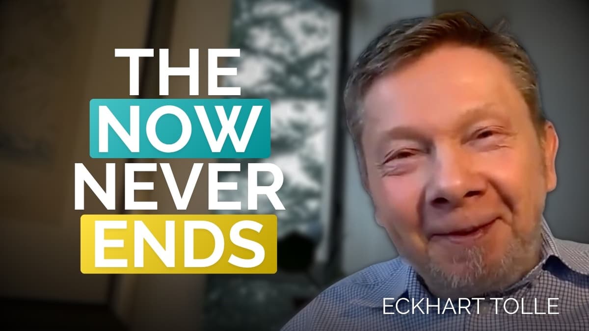 Even 20 Years From Now This Moment Will Be Live | Eckhart Tolle
