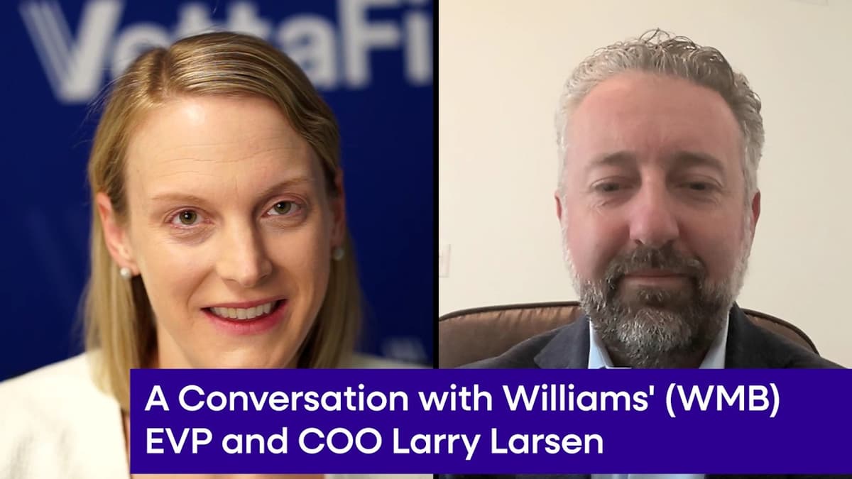 A Conversation with Williams' (WMB) EVP and COO Larry Larsen