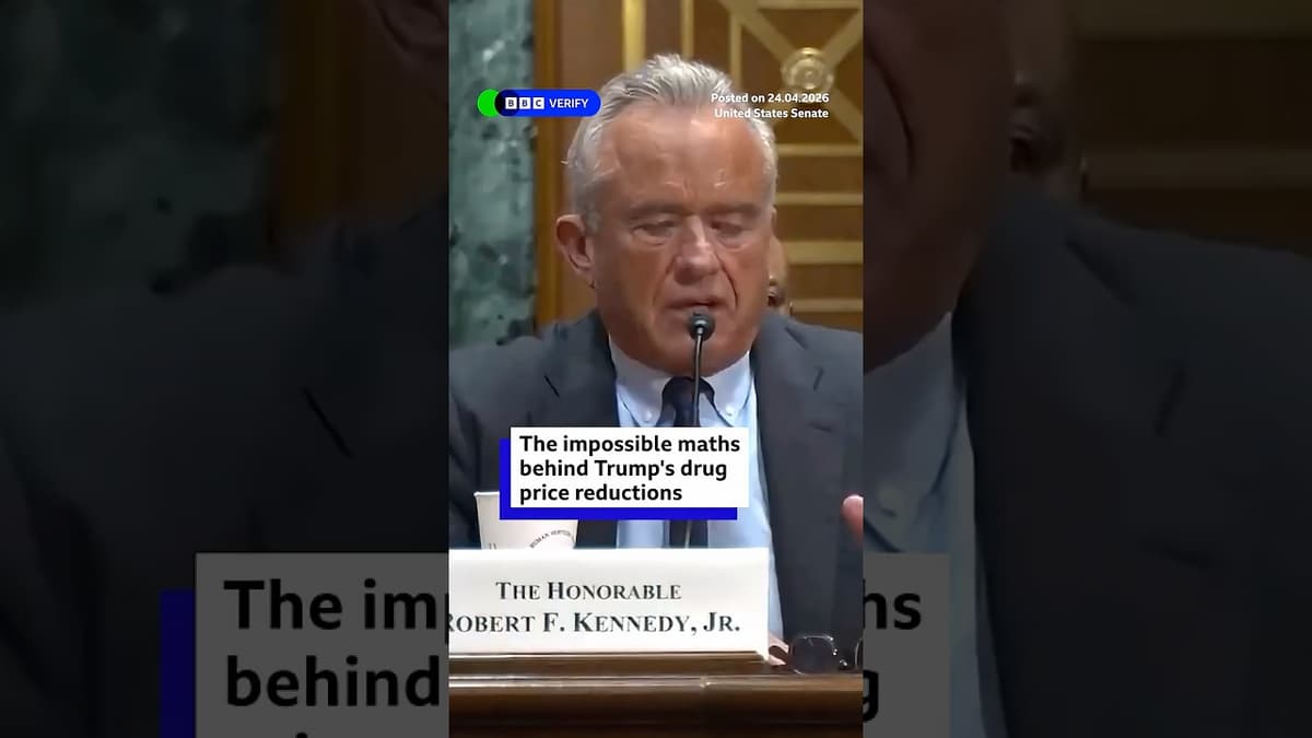 The Impossible Maths Behind Trump's Drug Price Reductions. #BBCNews