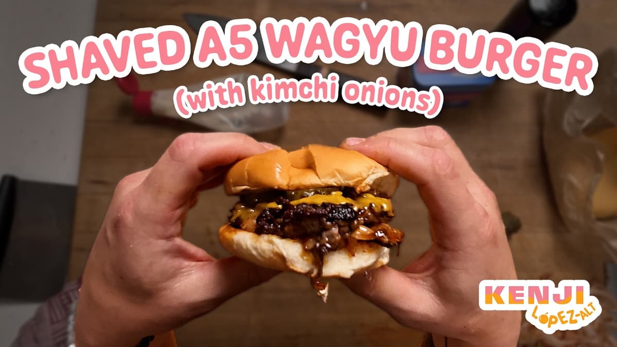 Shaved A5 Wagyu Burgers