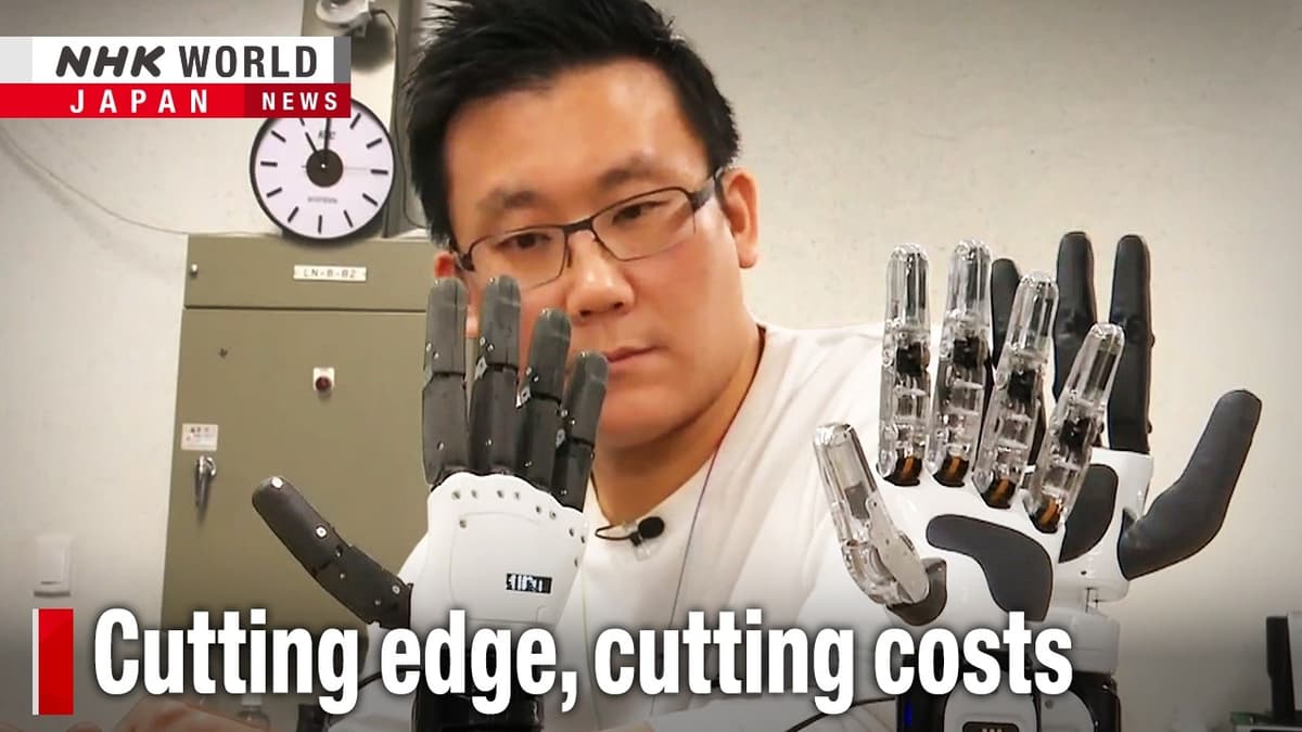 Bringing Advanced Prosthetics Within Reach for AllーNHK WORLD-JAPAN NEWS