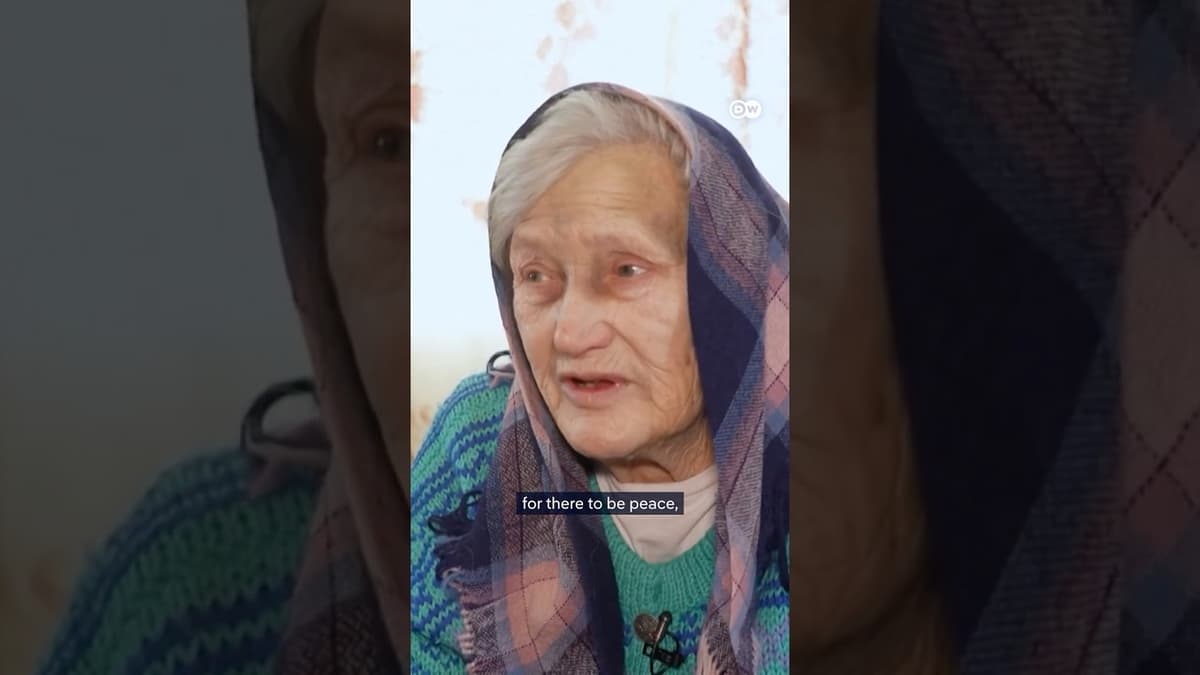 Ukrainian Grandma Rescued by Unmanned Vehicle | DW News