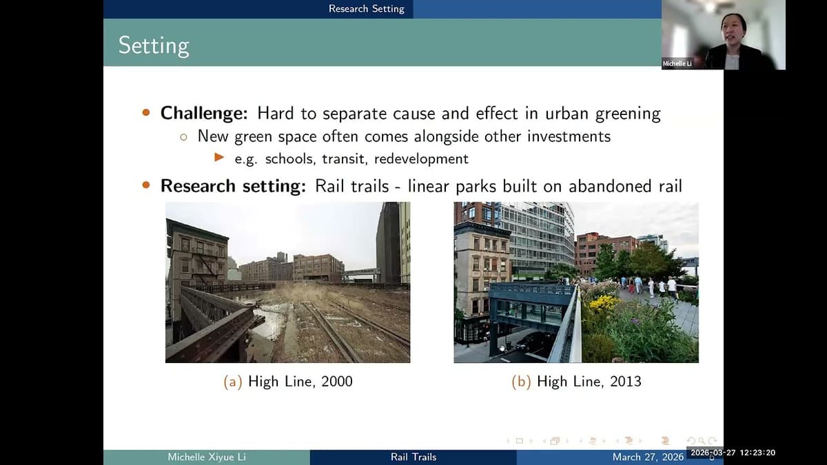 Of Tracks and Trails: How Accessible Green Spaces Reshape Communities