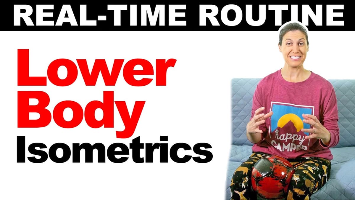 Real-Time Lower Body Isometric Exercise Routine