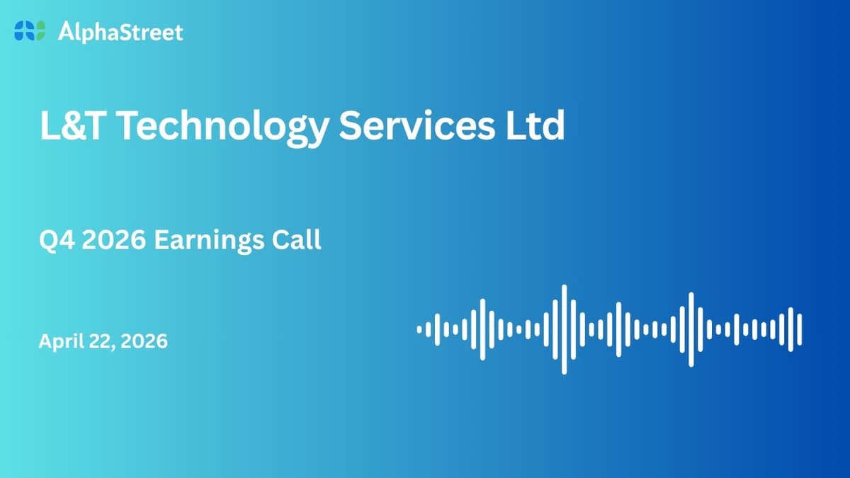 L&T Technology Services Ltd Q4 FY2025-26 Earnings Conference Call