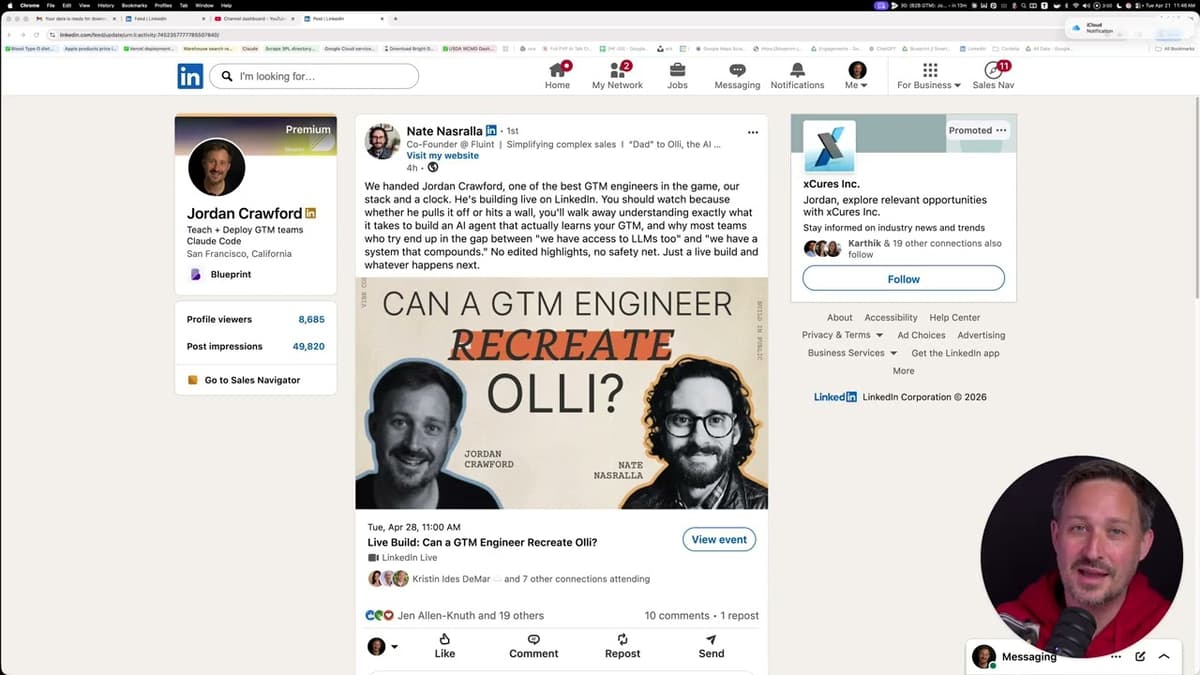 Can I Vibe Code Destroy a Million+ ARR B2B SaaS Software in 4 Hours (Live)?