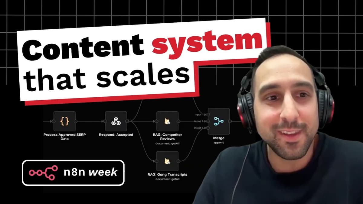Build a Content Automation System with N8n and AI Agents
