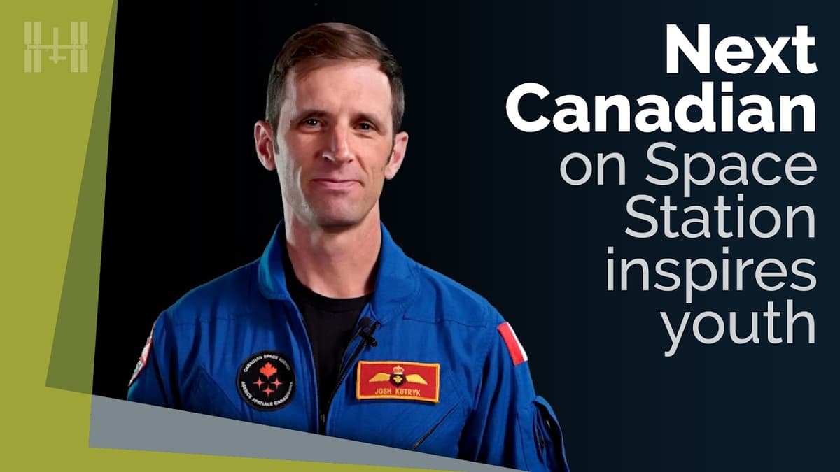 CSA Astronaut Joshua Kutryk Inspires the Next Generation