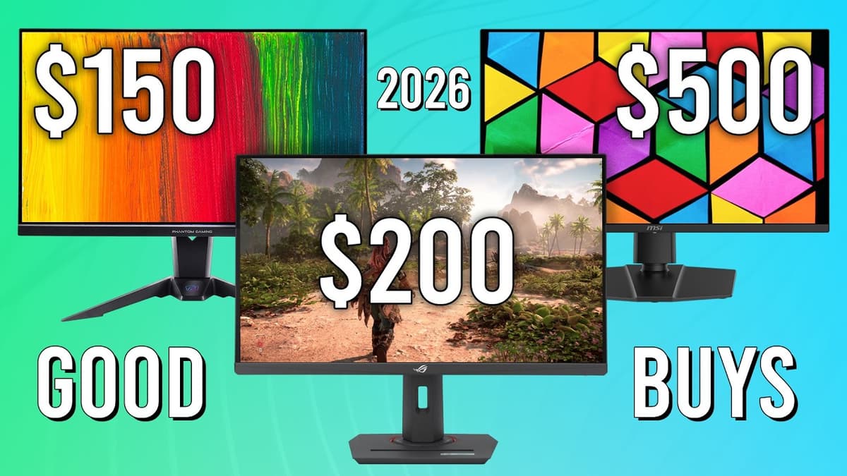 Best Monitors For Your Budget 2026: $150 to $1000+ Picks