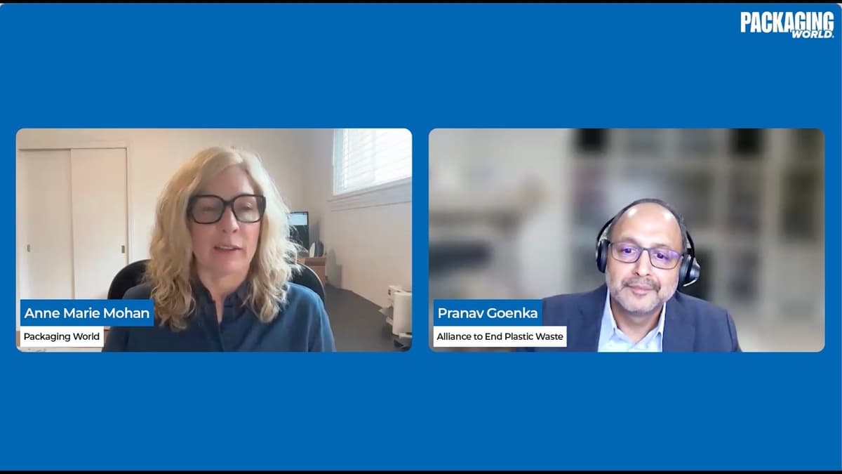 Interview with Pranav Goenka, Alliance to End Plastic Waste, on Flexible Film Recovery