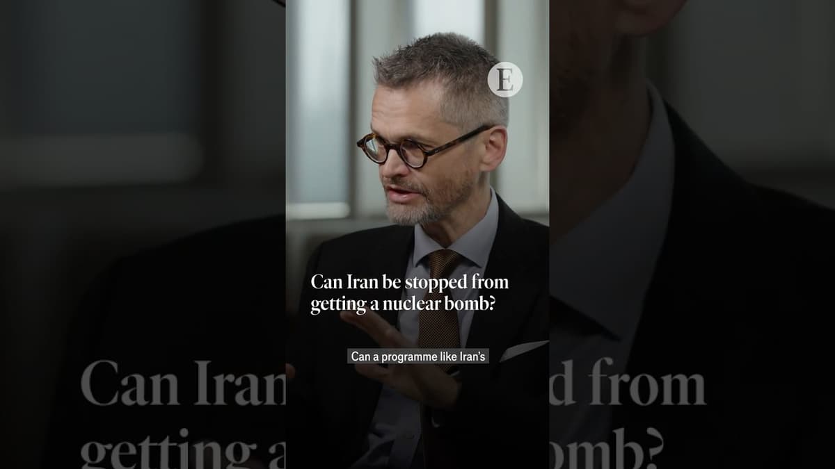 Can Iran Be Stopped From Getting a Nuclear Bomb? | The Economist