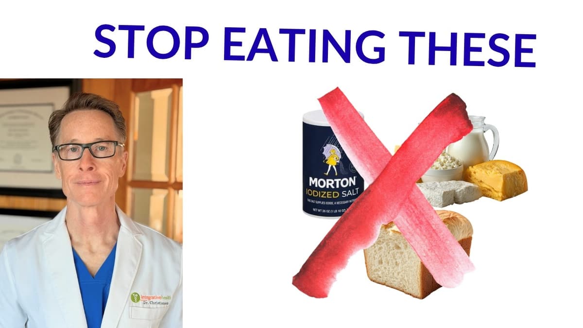 Is Your Diet Toxic? The Gluten, Dairy, and Iodine Connection