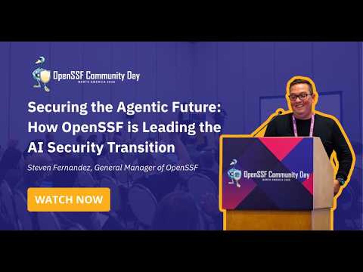Securing the Agentic Future: How OpenSSF Is Leading AI Security