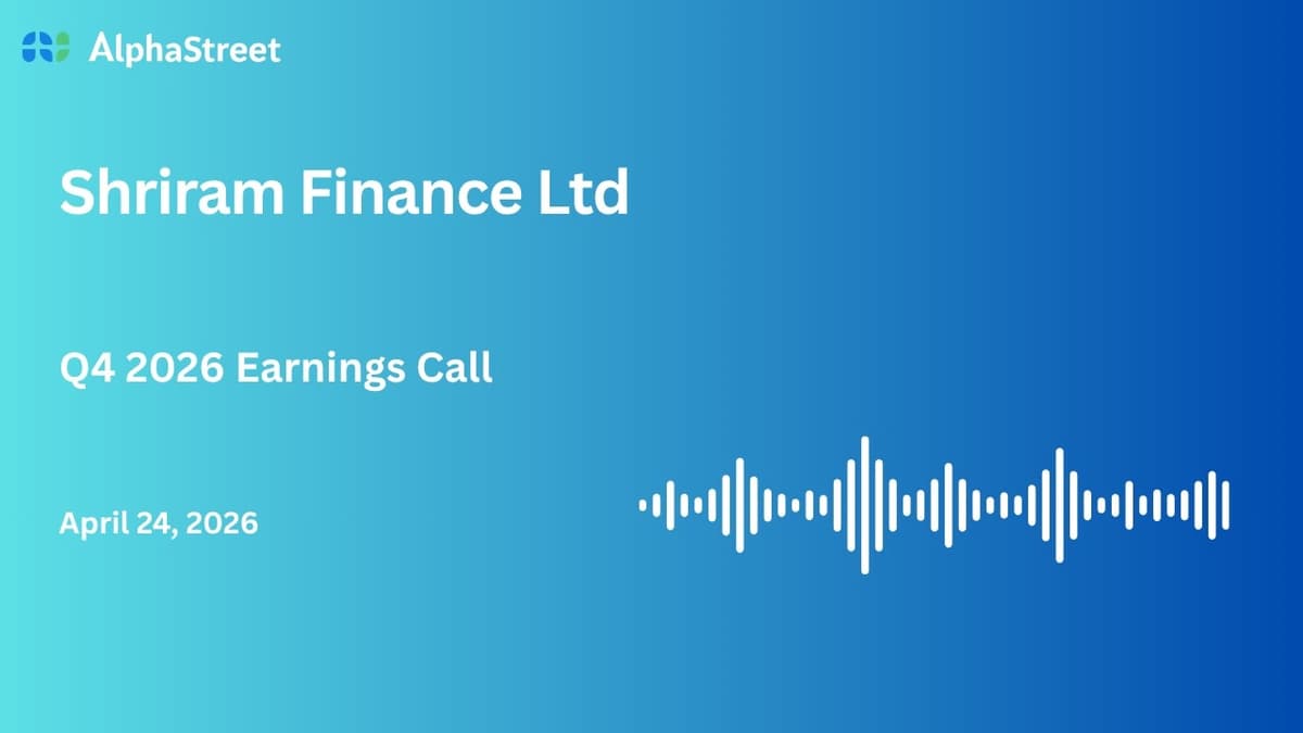Shriram Finance Ltd Q4 FY2025-26 Earnings Conference Call