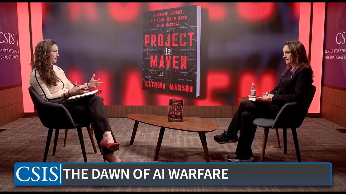 The Dawn of AI Warfare: A Conversation with Katrina Manson