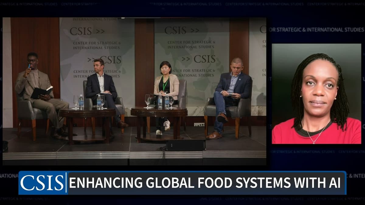 AI for Food Security Forum | Welcome Remarks & Panel I