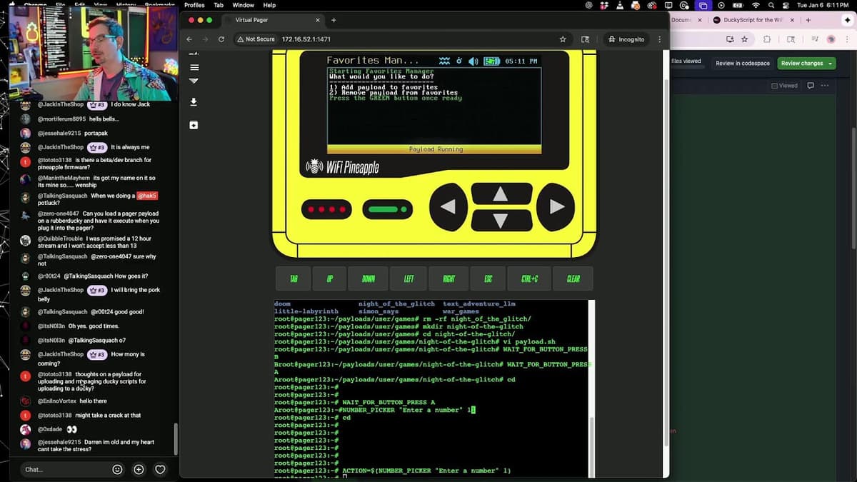 🔴 [PAYLOAD REVIEW] WiFi Pineapple Pager 📟🍍