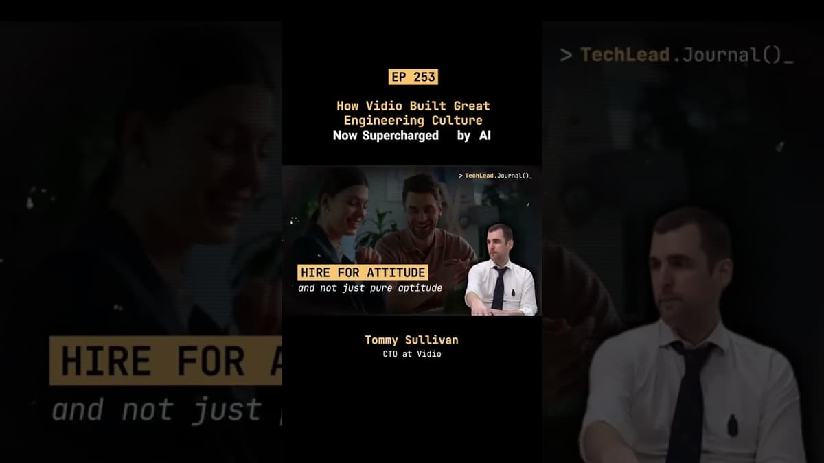 How Vidio (Indonesia's #1 Streaming Platform) Built Great Engineering Culture #trailer #short