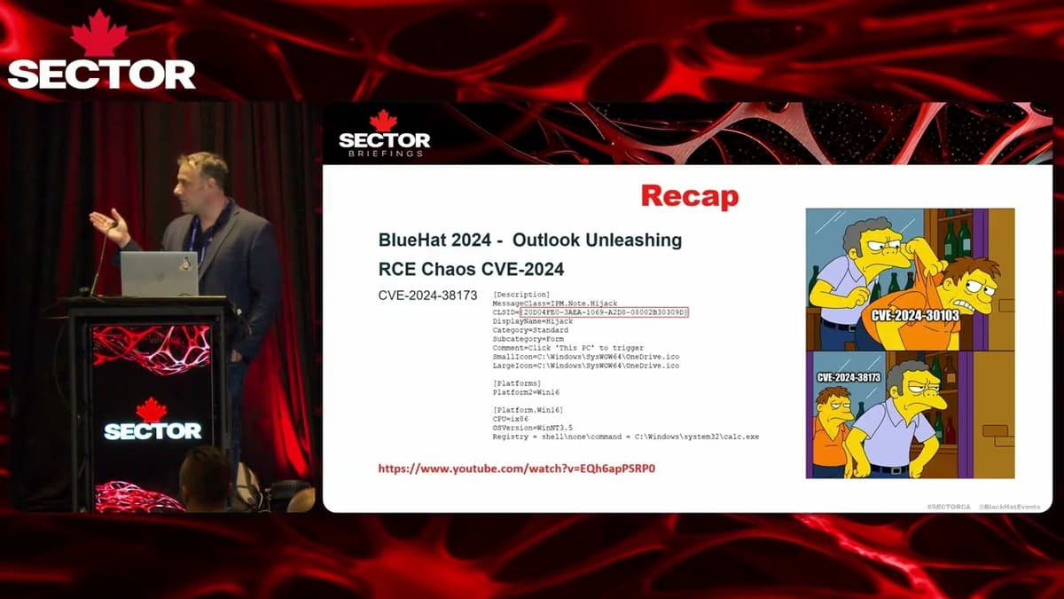 SecTor 2025 | Signature of Destruction: Outlook RCE Strikes Again