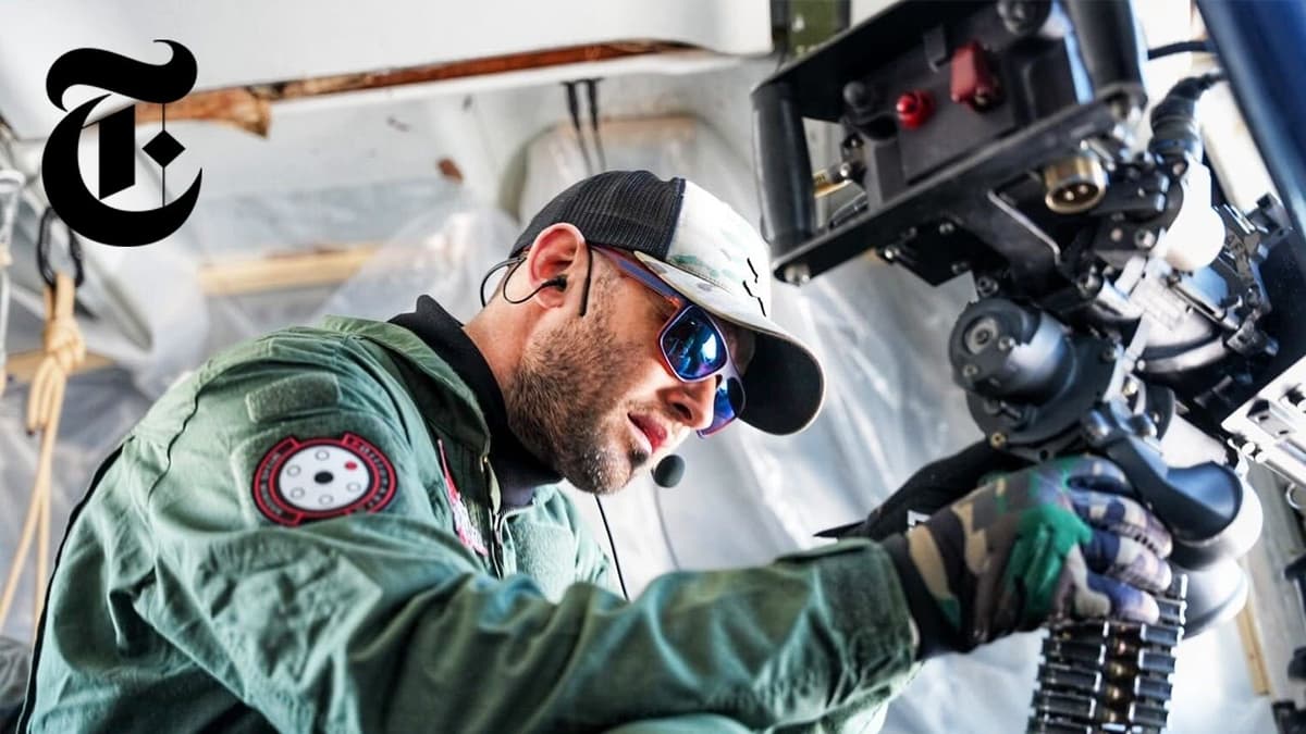 Inside The Old Skydiving Plane Hunting Drones in Ukraine