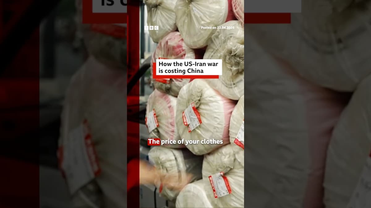 The US-Iran War Is Putting Pressure on China's Economy. #China #BBCNews