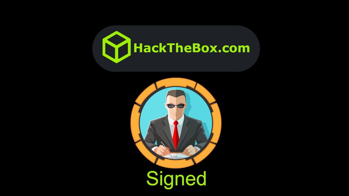 HackTheBox - Signed