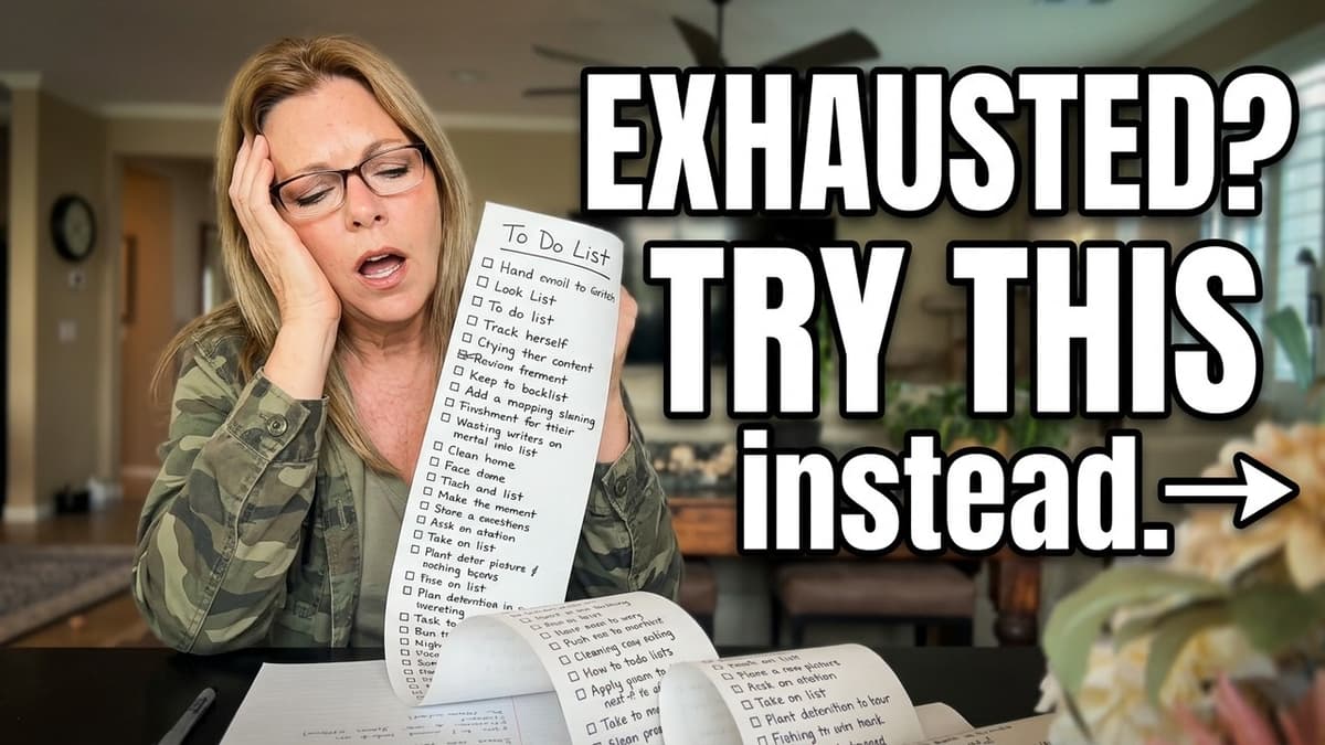 Your To-Do List Is Exhausting You | Here's What Works