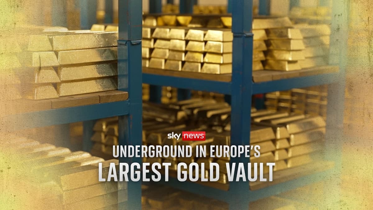Sky News Gains Rare Access to Bank of England's Gold Vaults