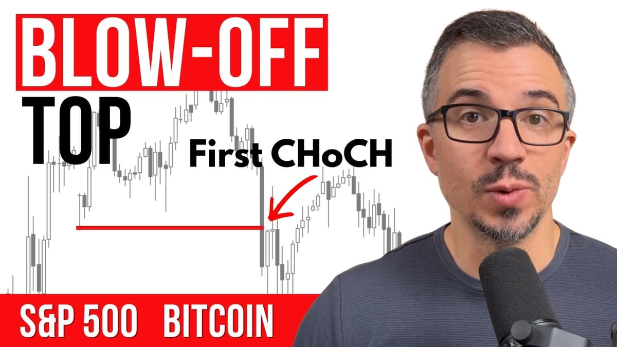 S&P 500 Blow-Off Top and Bitcoin to $44k | Live Setups