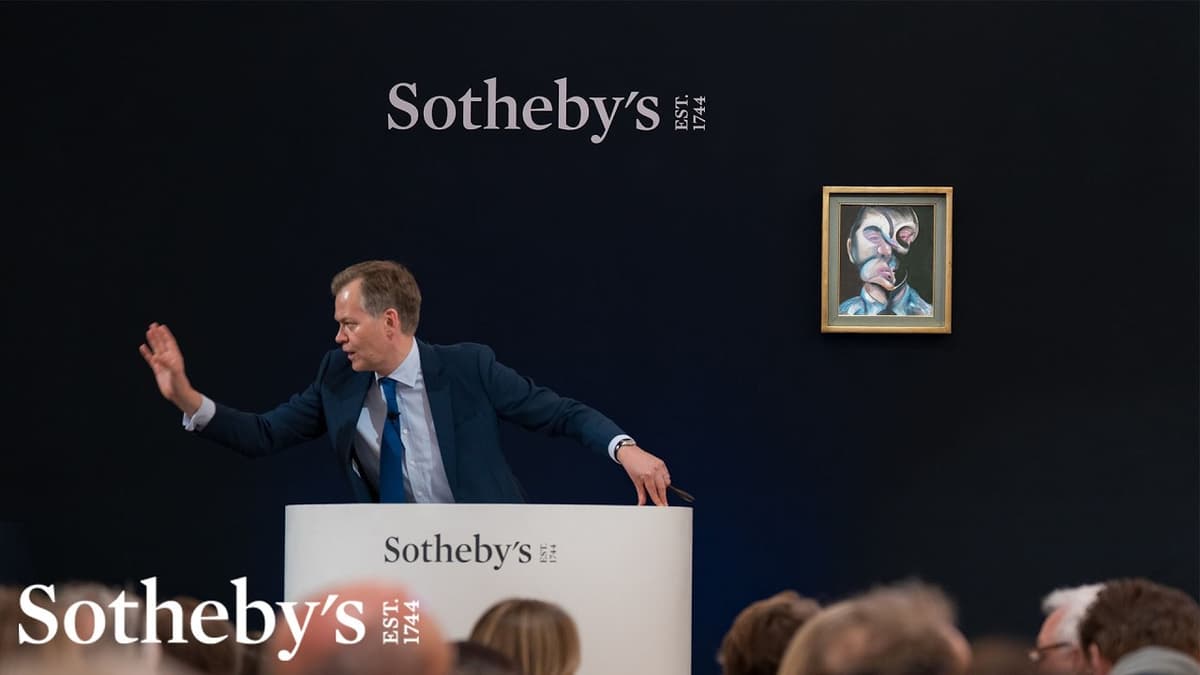 Watch the Action as Francis Bacon’s Self-Portrait Doubles Its Low Estimate | Sotheby's