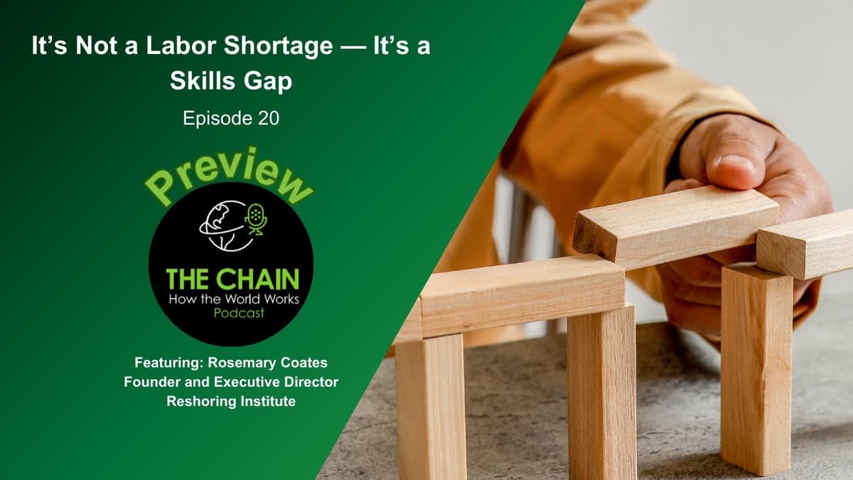 It’s Not a Labor Shortage — It’s a Skills Gap