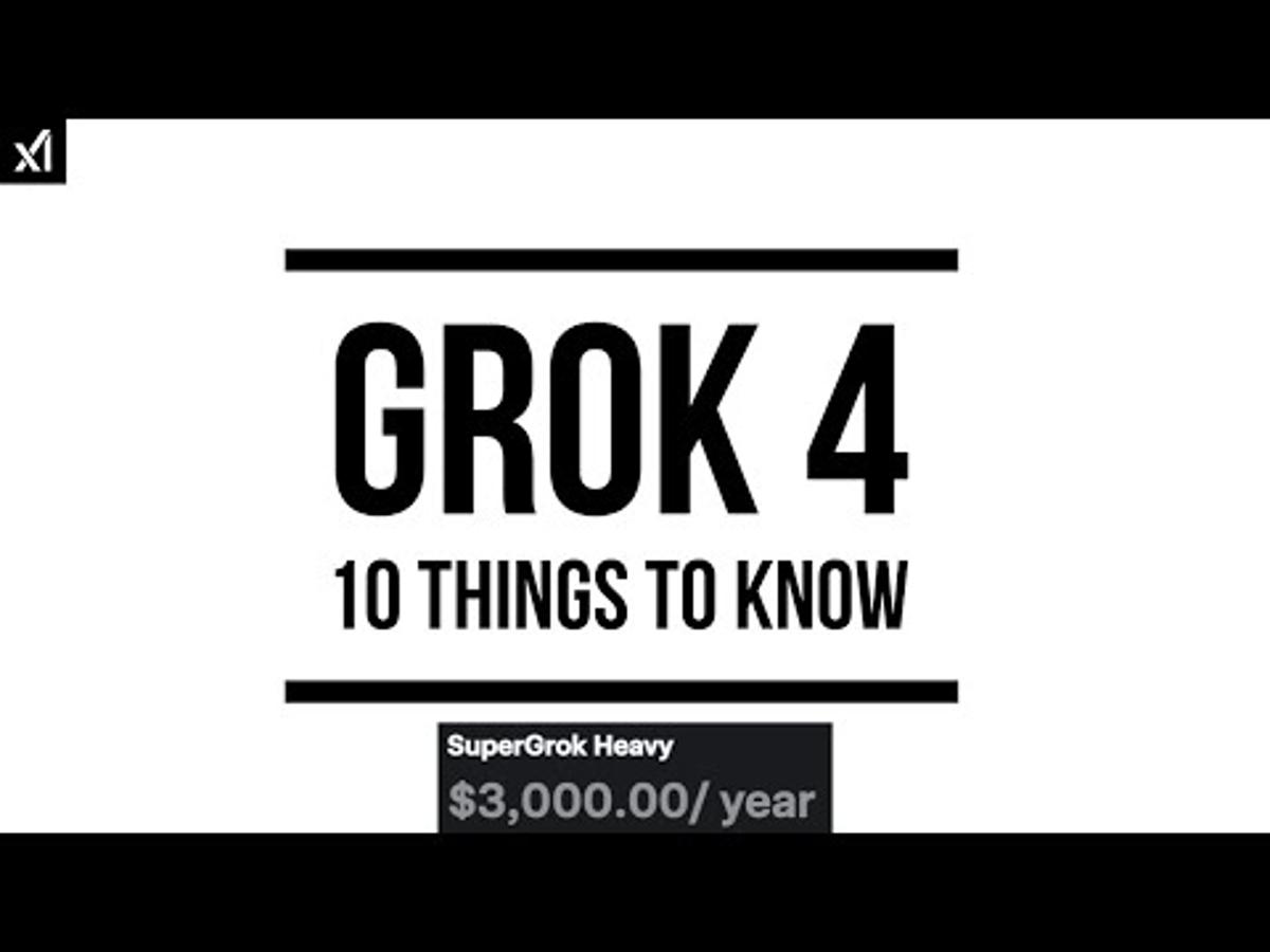 Grok 4 - 10 New Things to Know