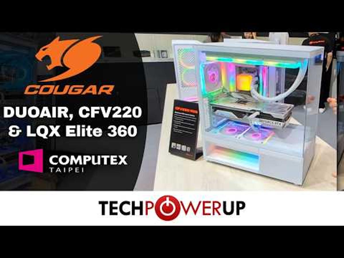 Computex 2026 - Cougar Cases and Coolers - Pre-Builts, DUOAIR, CFV220, and CPU Coolers
