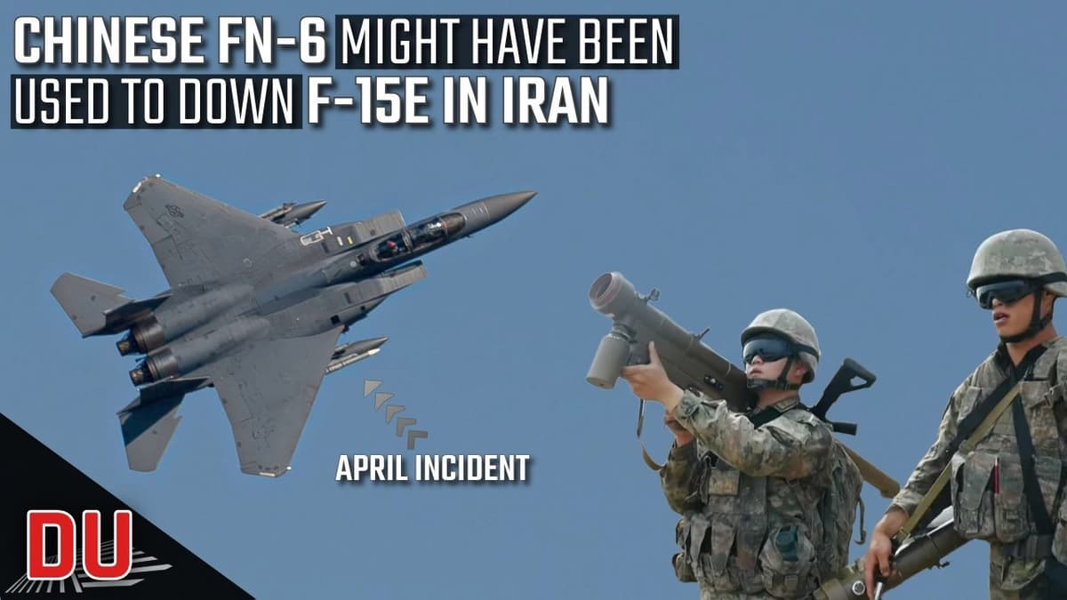 What Are the Implications of Chinese MANPAD Downing F-15E in Iran ?