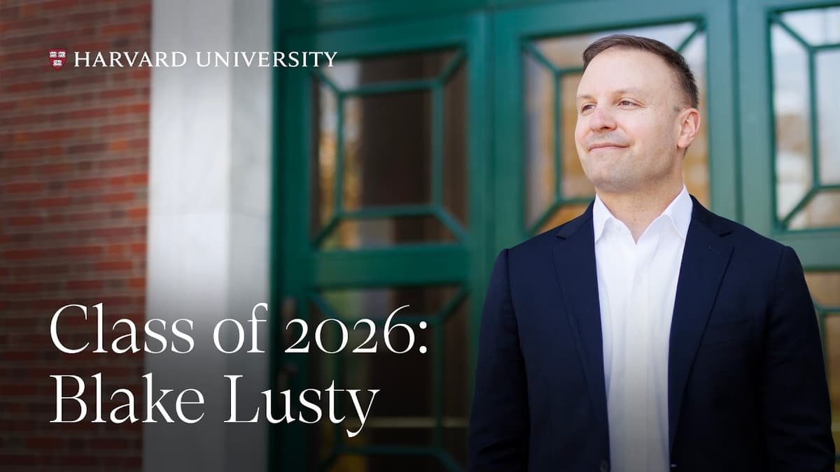 Harvard Class of 2026: Blake Lusty