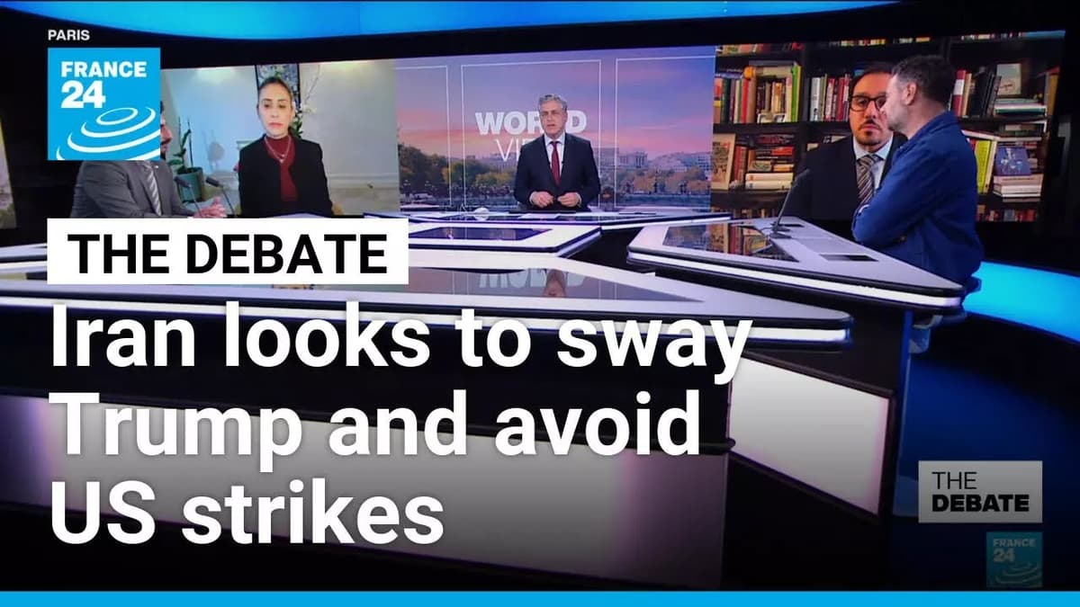 Make or Break Talks? Iran Looks to Sway Trump and Avoid US Strikes • FRANCE 24 English